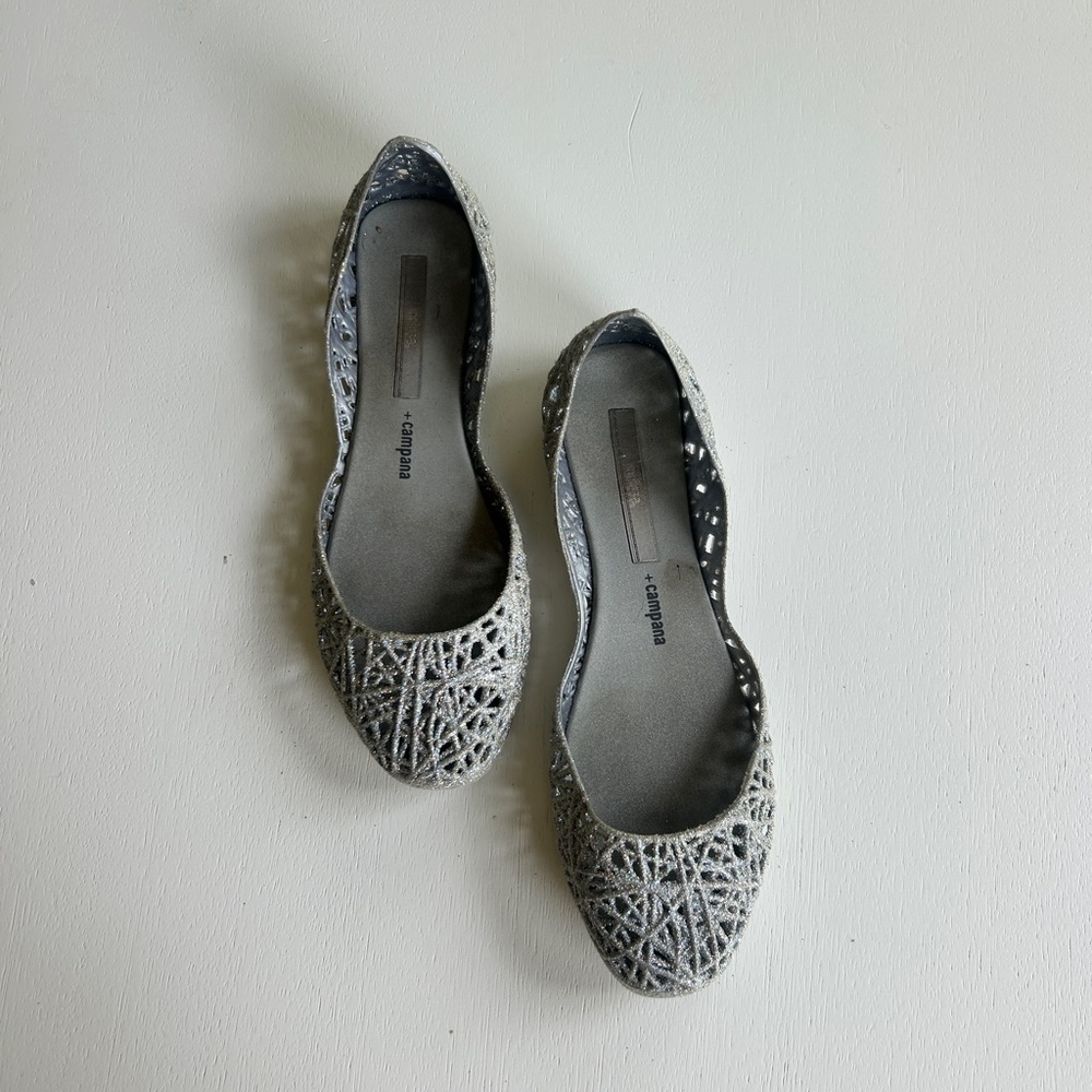 Melissa Gray Perforated Flats